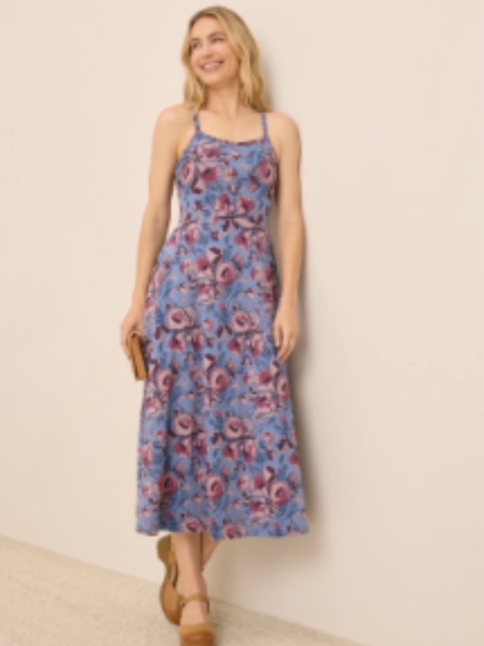 Gathered Joys Fit & Flare Midi Dress RM